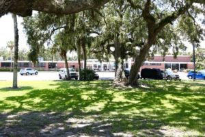 Atlantic Recreation Center exterior with trees